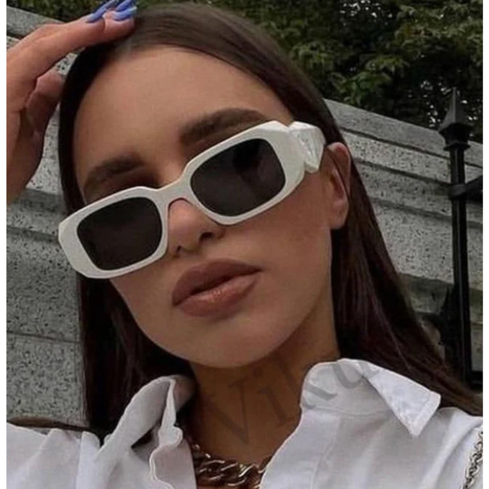 NEW Prada PR17WS Sunglasses in White Talc - Picture 2 of 12